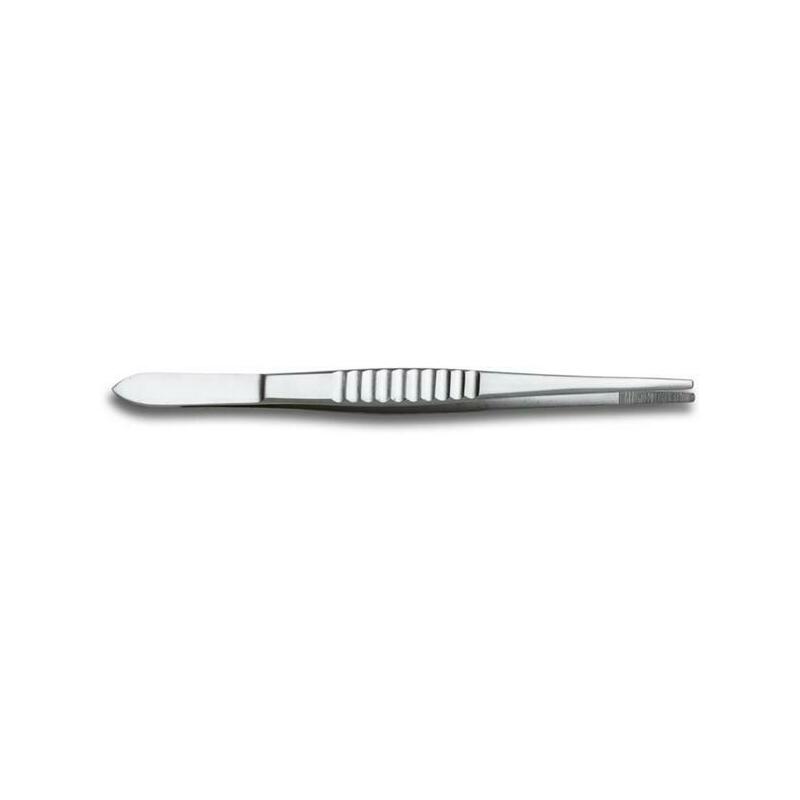 Pinzetta presella a punta arrotondata inox 354014
