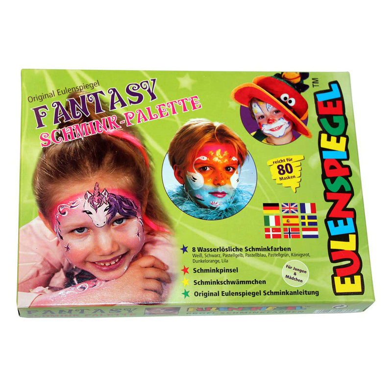 Set Profi Aqua Fantasy 8 Colori+Pennello+Spugna Eulenspiegel