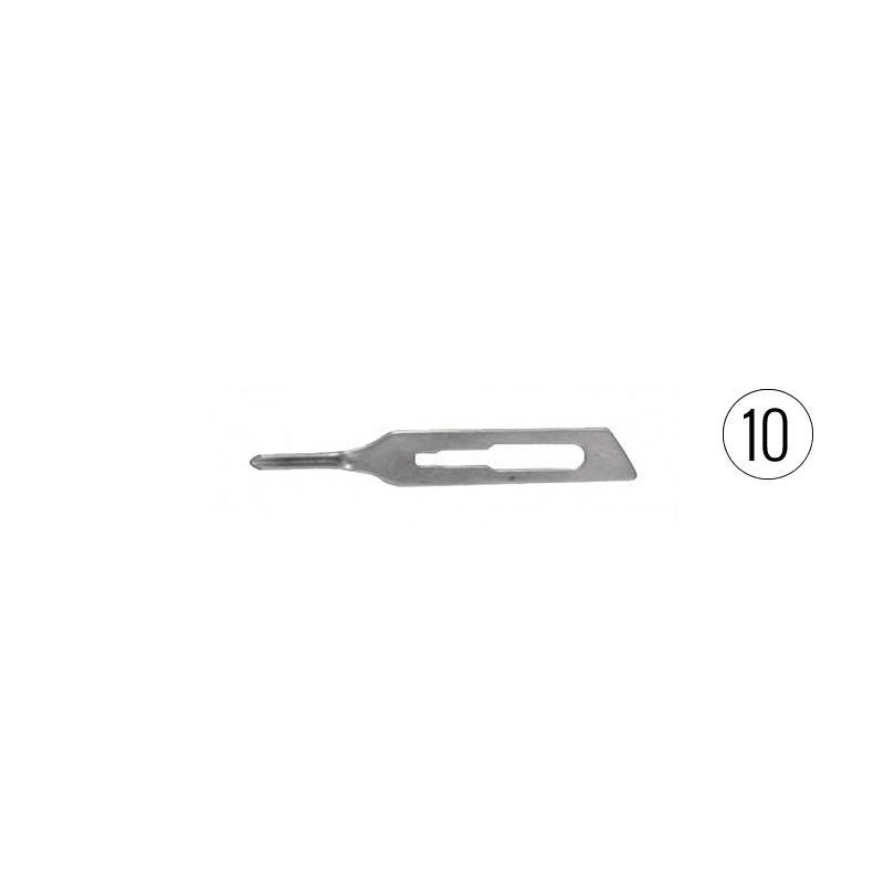 Lame Sgorbia Acciaio Inox Wictor Nr. 10