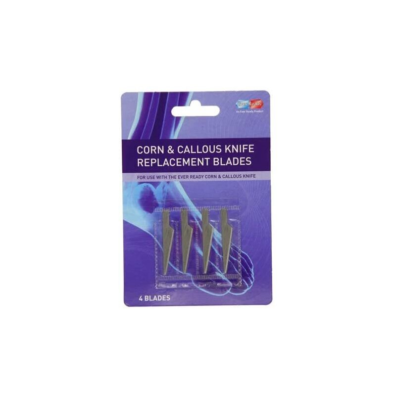 Lame ricambio tagliacalli Ever Ready cartella 4 pz