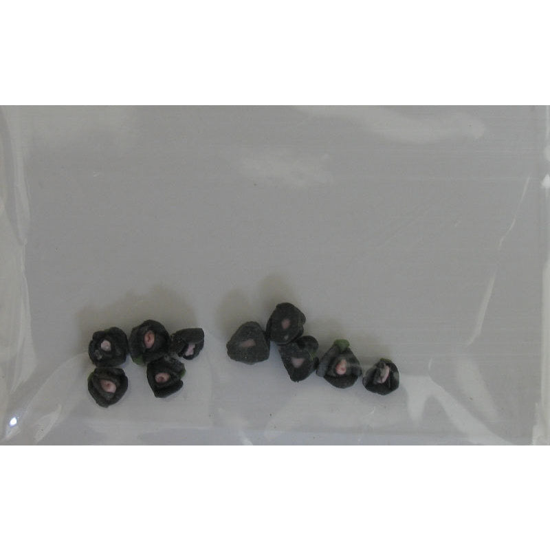 Decoro per unghie roselline 3D mini nero