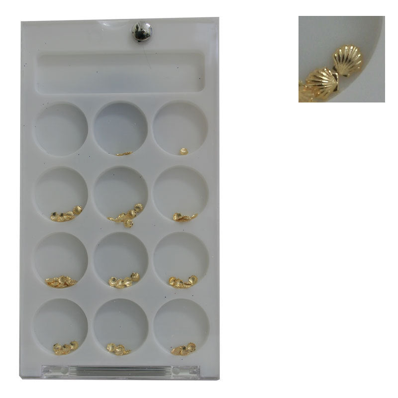 Decoro unghie Beauty nail Conchiglia Piccola Oro ASN2