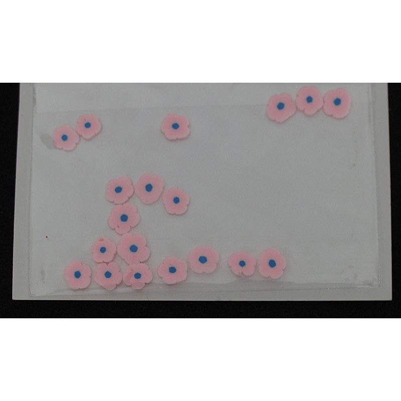Fiori 3D rosa piatti cod. 2982