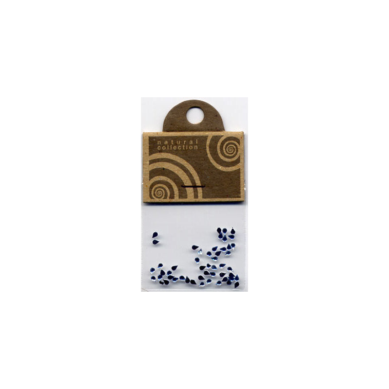 Natural Collection Brillantino unghie gocce azzurro
