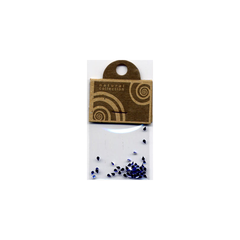 Natural Collection Brillantino unghie gocce blu