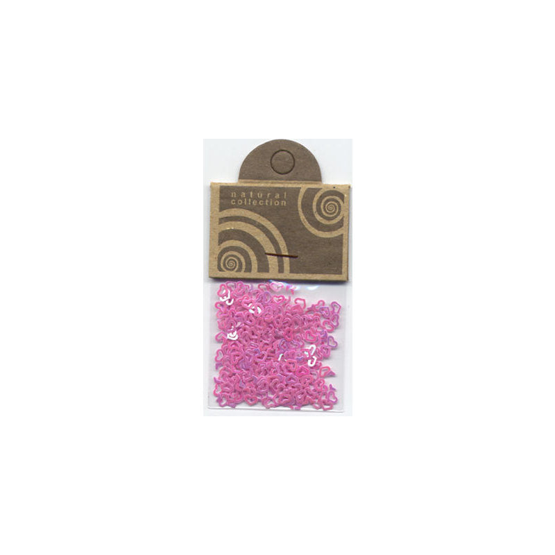 Natural Collection Decoro unghie cuori traforati rosa antico
