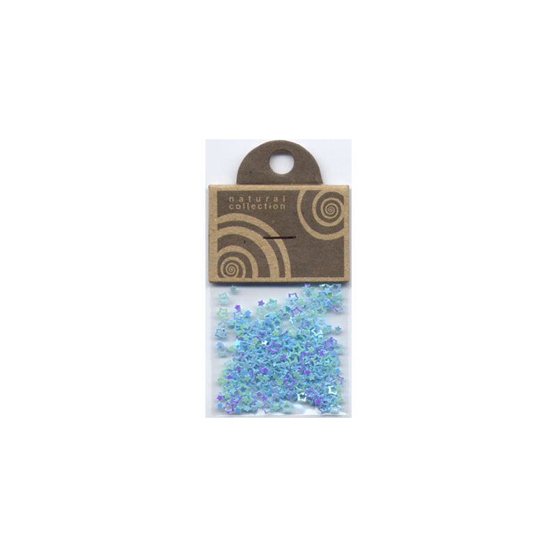 Natural Collection Decoro unghie stelle traforati celeste