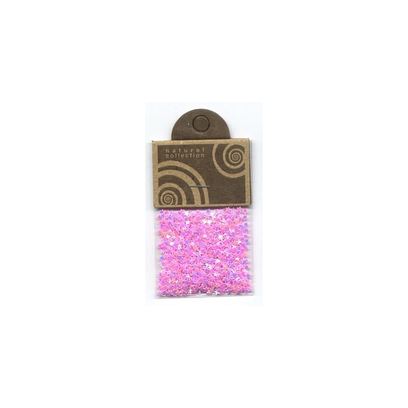 Natural Collection stelline rosa chiaro cangiante