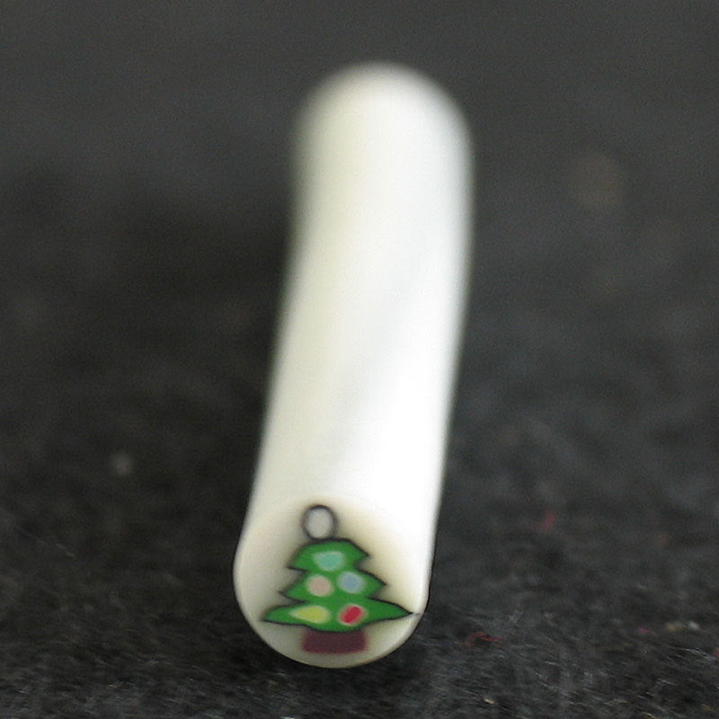 Decoro per unghie bastoncino Gimo albero di Natale