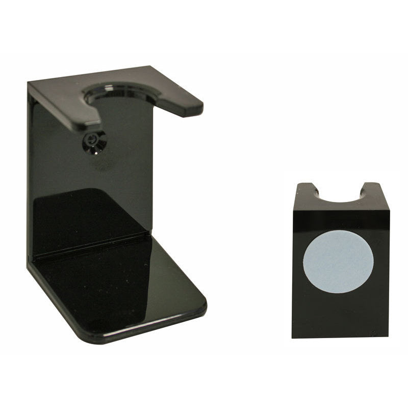 Muhle Supporto Pennello in Plastica Nero