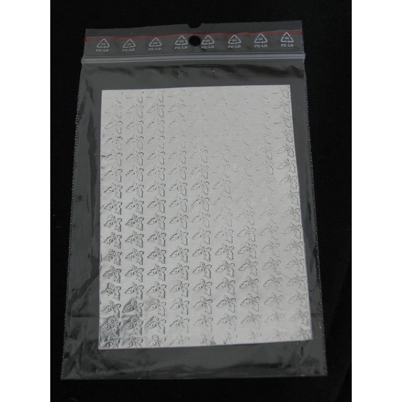 Sfoglia decoro per nail art argentata cod. QS_2986