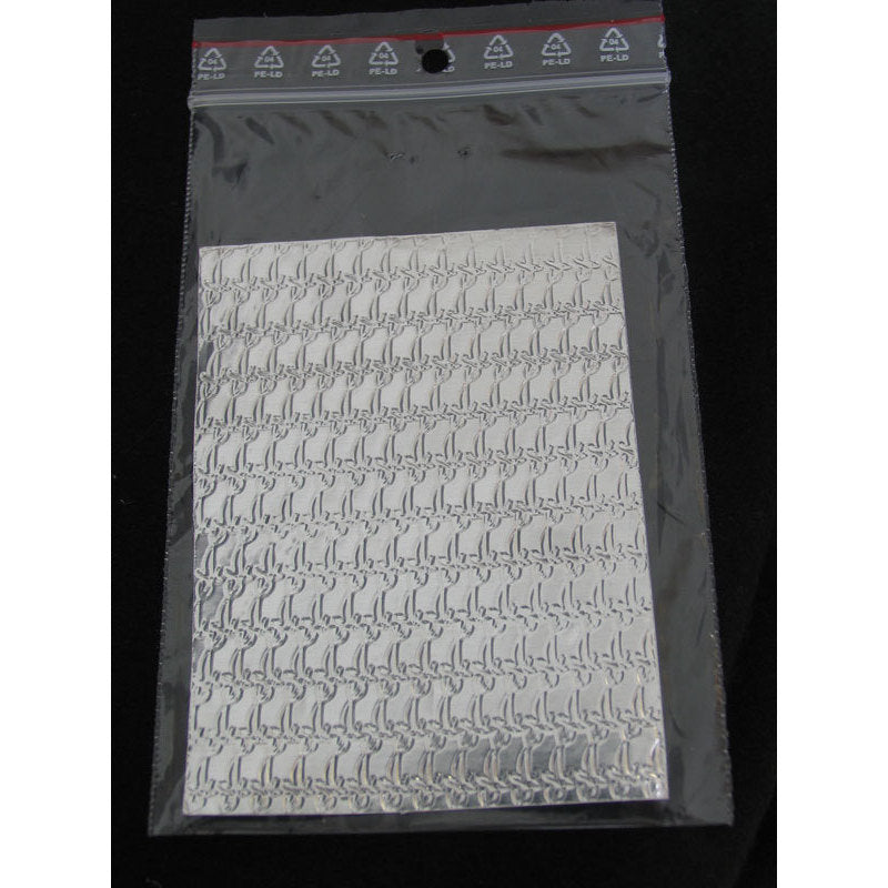 Sfoglia decoro per nail art argentata cod. QS_2987