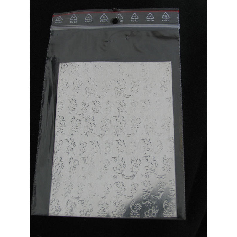 Sfoglia decoro per nail art argentata cod. QS_2990