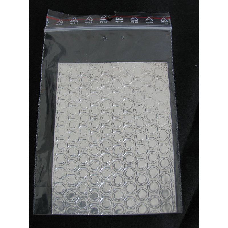 Sfoglia decoro per nail art argentata cod. QS_2998