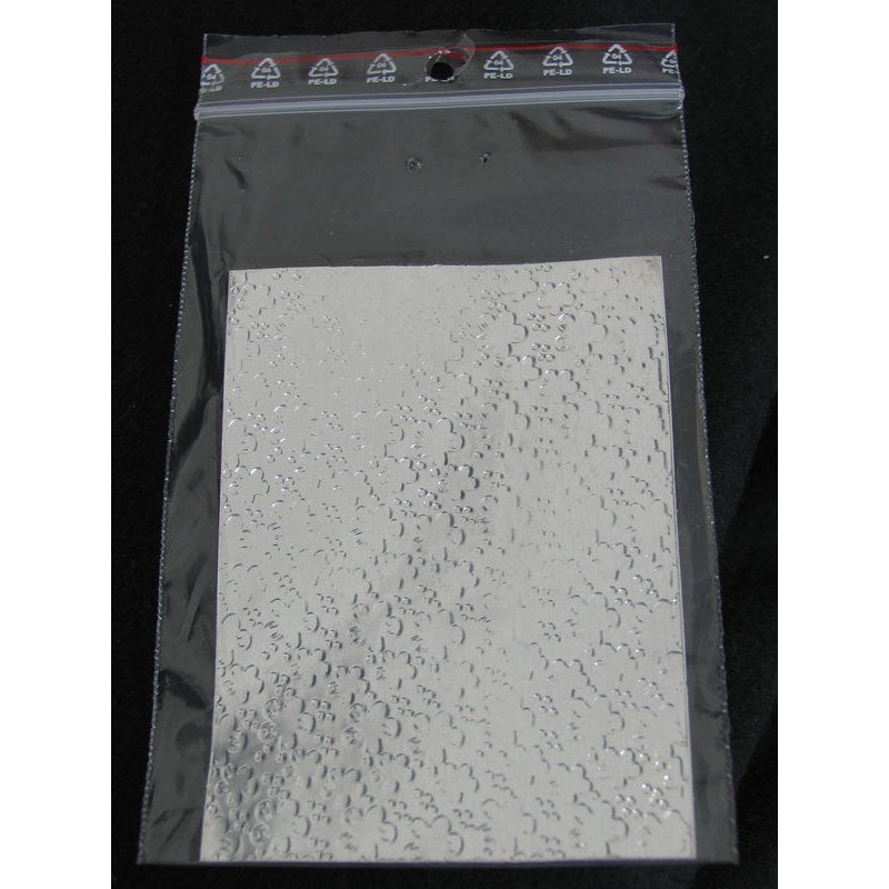 Sfoglia decoro per nail art argentata cod. QS_3001