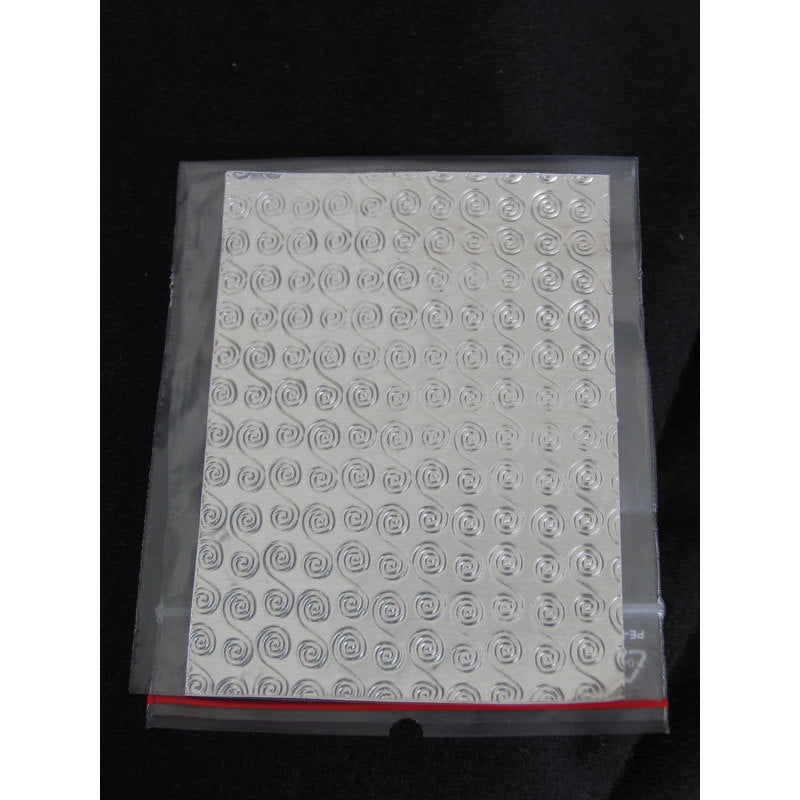 Sfoglia decoro per nail art argentata cod. QS_3006