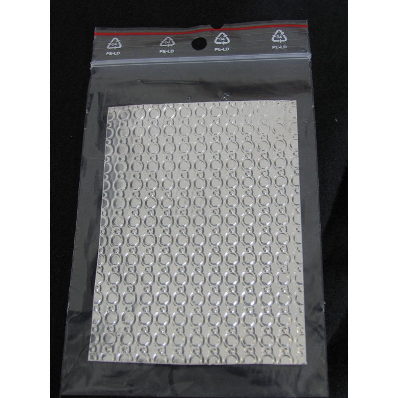 Sfoglia decoro per nail art argentata cod. QS_3009