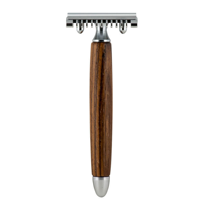 Rasoio di sicurezza Wood ManicoZebrano Fatip 42113