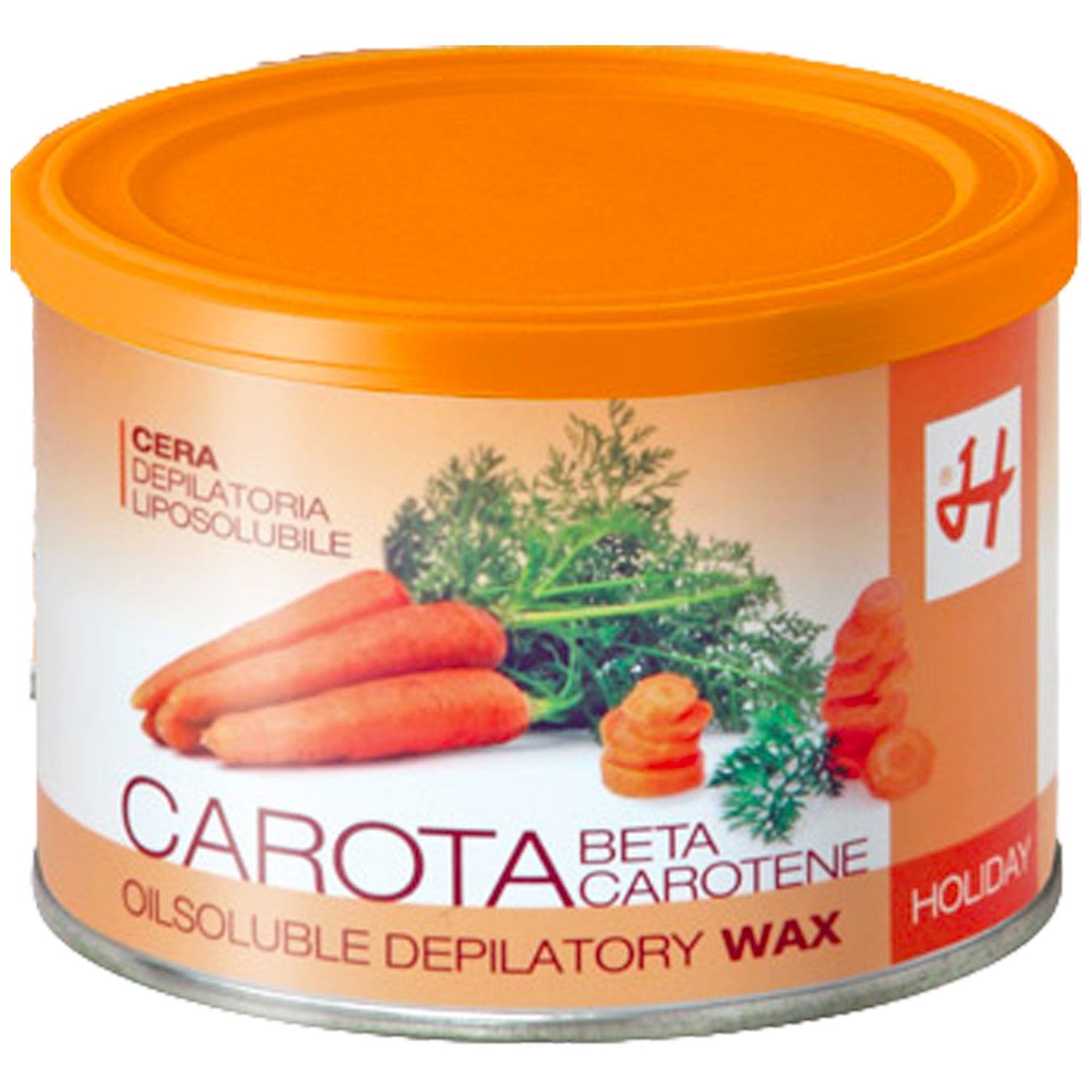 Cera epilazione liposolubile Carota HOLIDAY vaso 400 ml