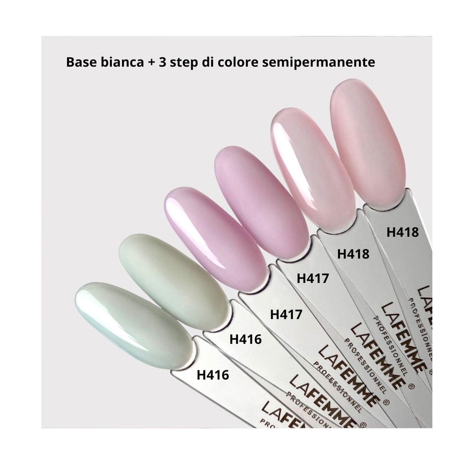 Smalto Gel Polish Ultra HD H418 La Femme 8 gr.
