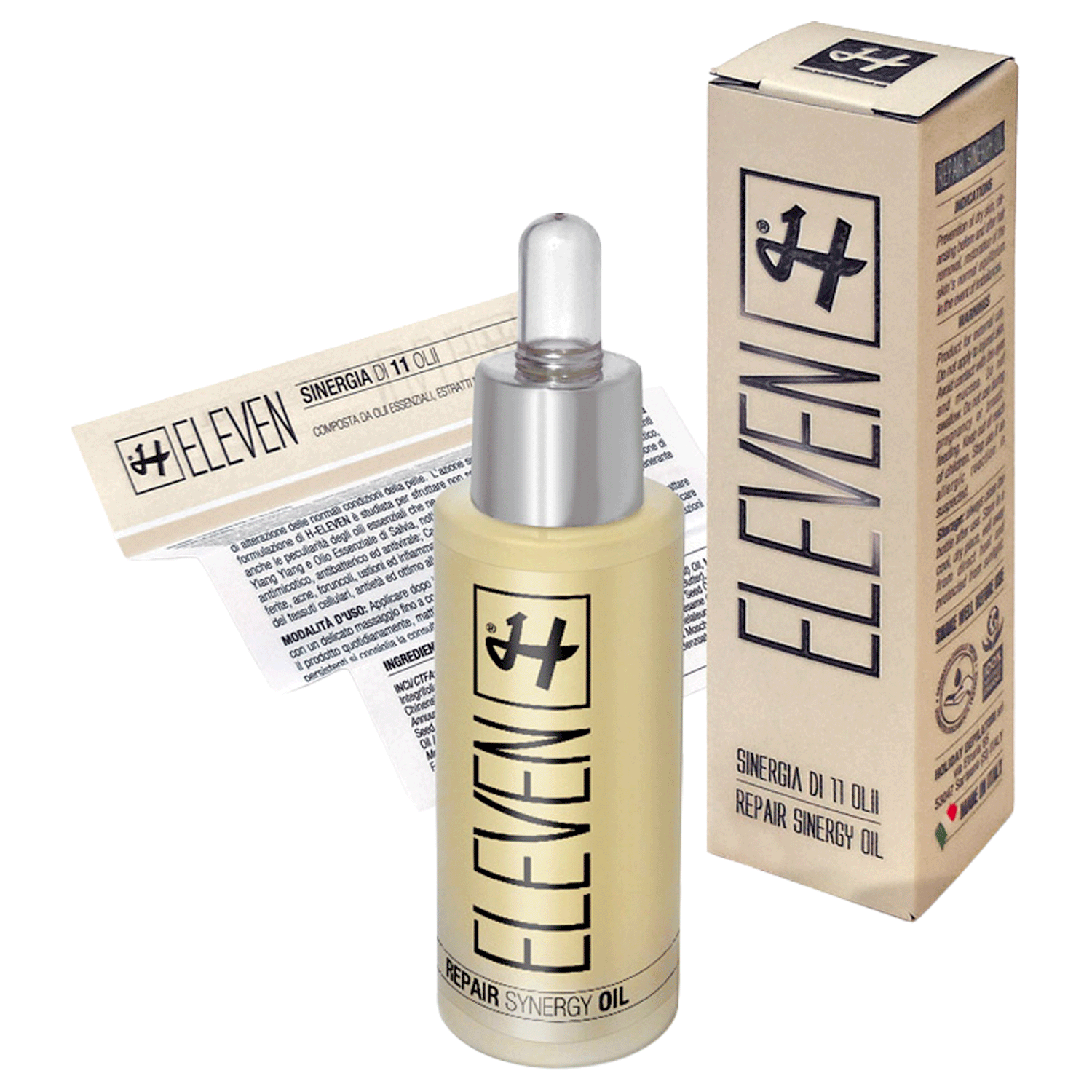 Sinergia 11 Olii H-Eleven Prevenzione Disidratazione Pelle Holiday 30 ml