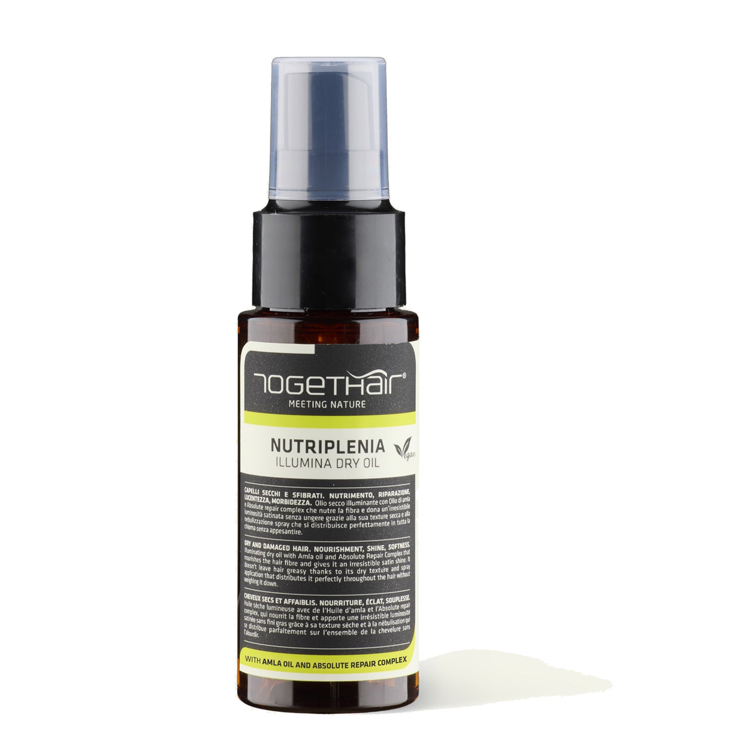 Olio Capelli Sfibrati Illumina Dry Oil Nutriplenia Togethair 50 ml
