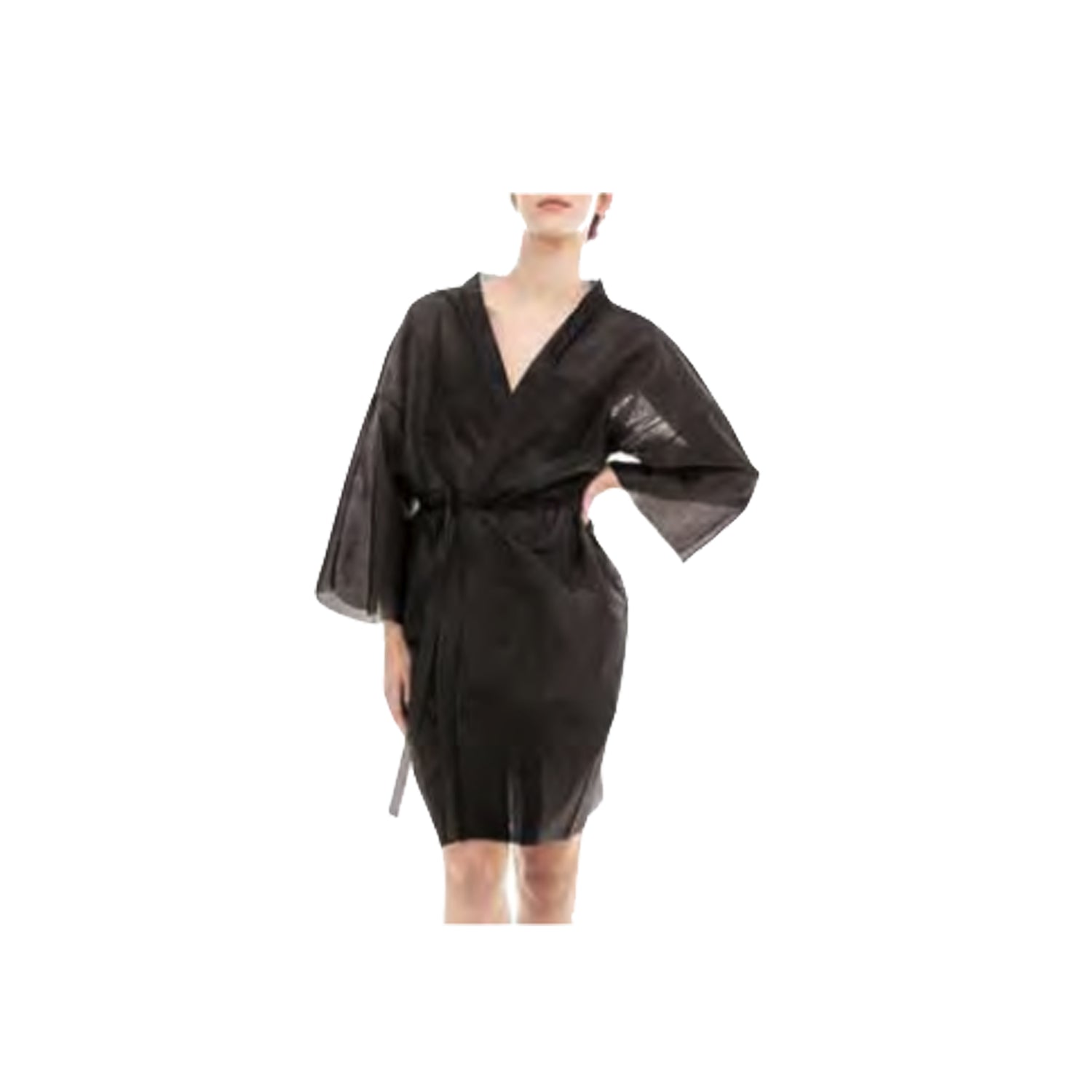 Kimono Monouso TNT Nero Xanitalia