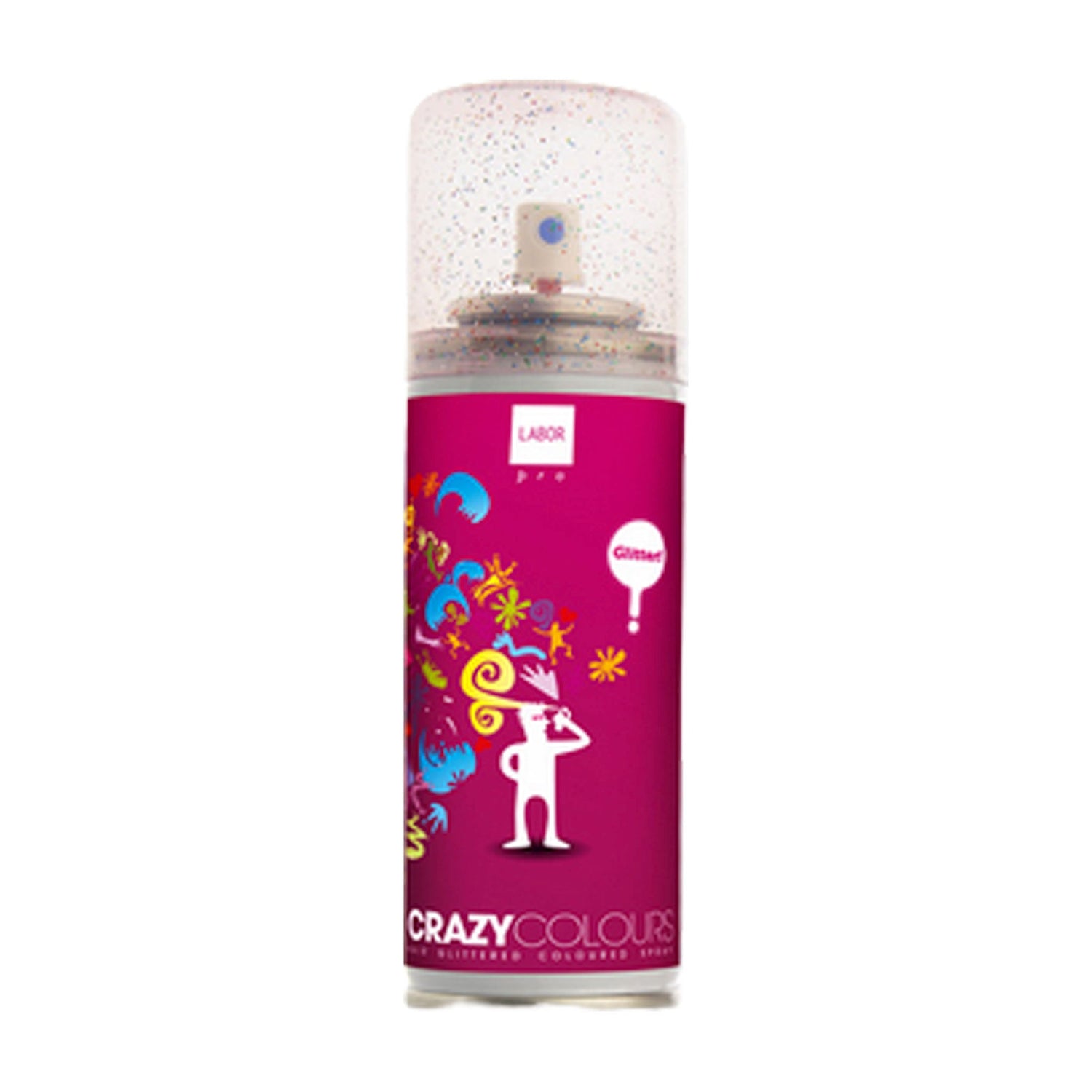 Lacca per Capelli colorata Glitter Multicolor Labor 125 ml