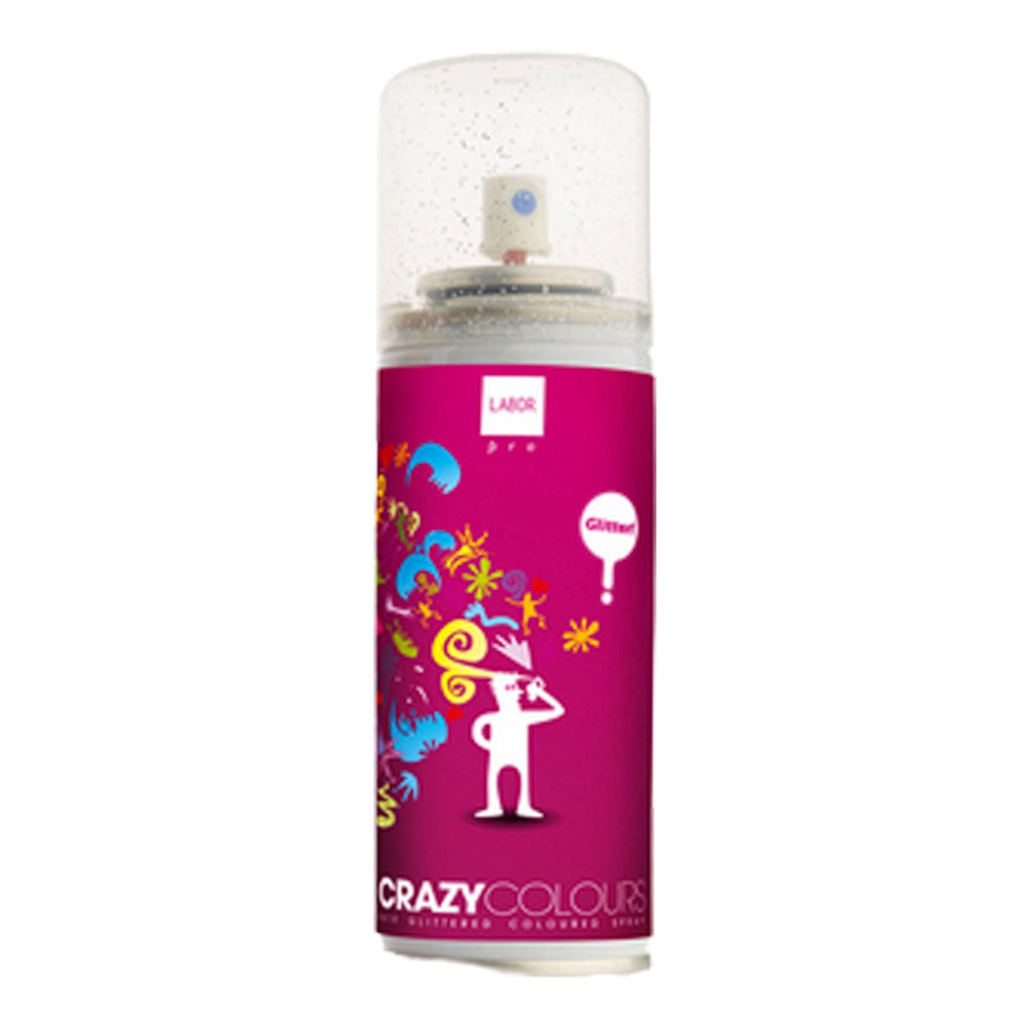 Lacca per Capelli colorata Glitter Argento Labor 125 ml
