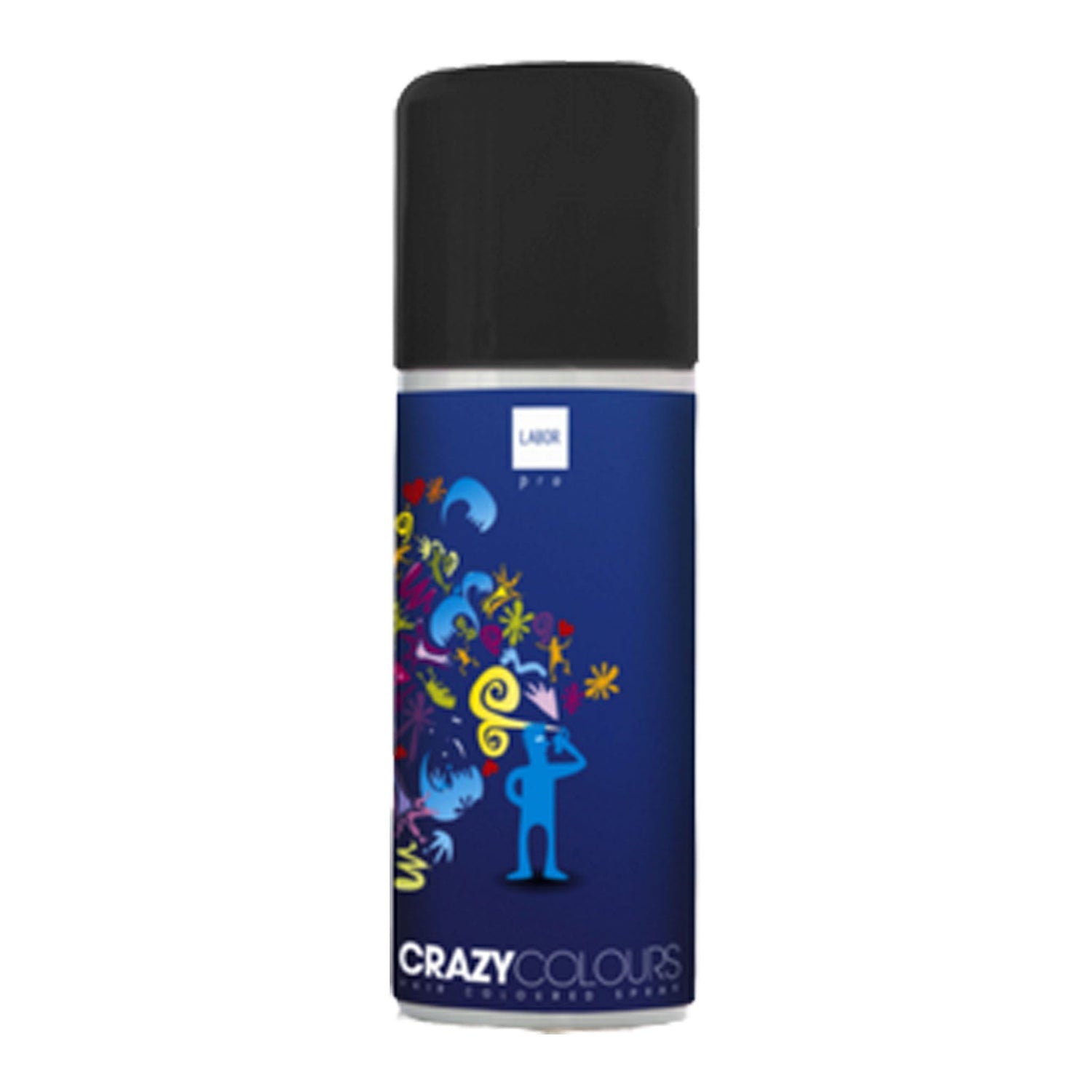 Lacca per Capelli colorata Nero Spray Labor 125 ml
