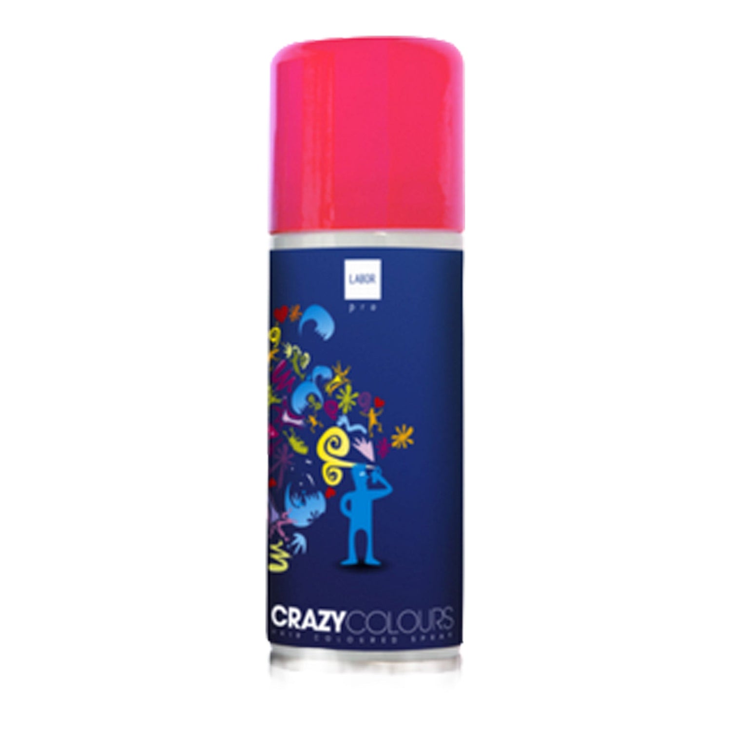 Lacca per Capelli colorata Rosa Fluo Spray Labor 125 ml