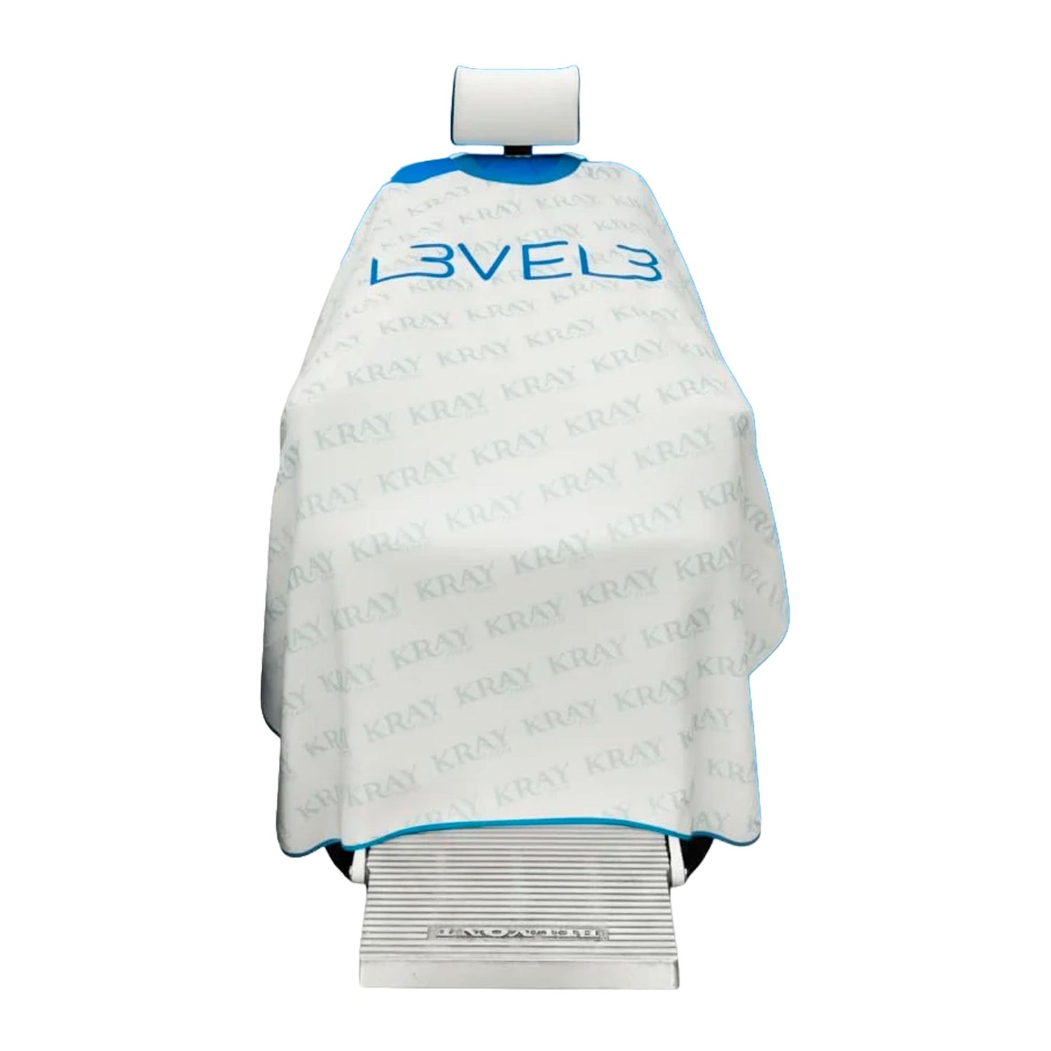 Mantella in Poliestere con collo in Silicone Bianca/Blu Kray Level 3