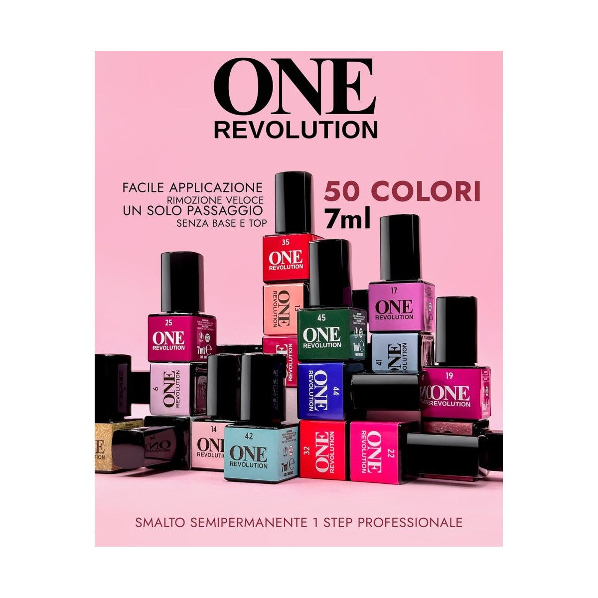 Smalto gel polish one step ONE REVOLUTION N. 1 7 ml