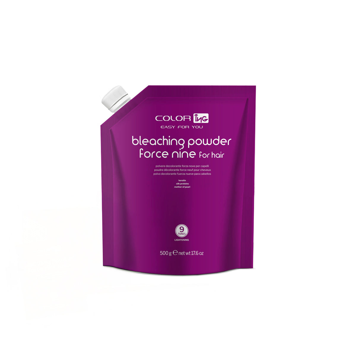 Polvere Decolorante Force 9 con Cheratina ING 500 gr