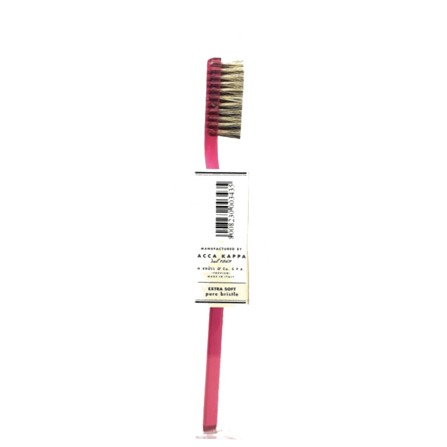 Spazzolino Denti Puro Tasso Morbidissimo J571 Rosa Trasparente Acca Kapa
