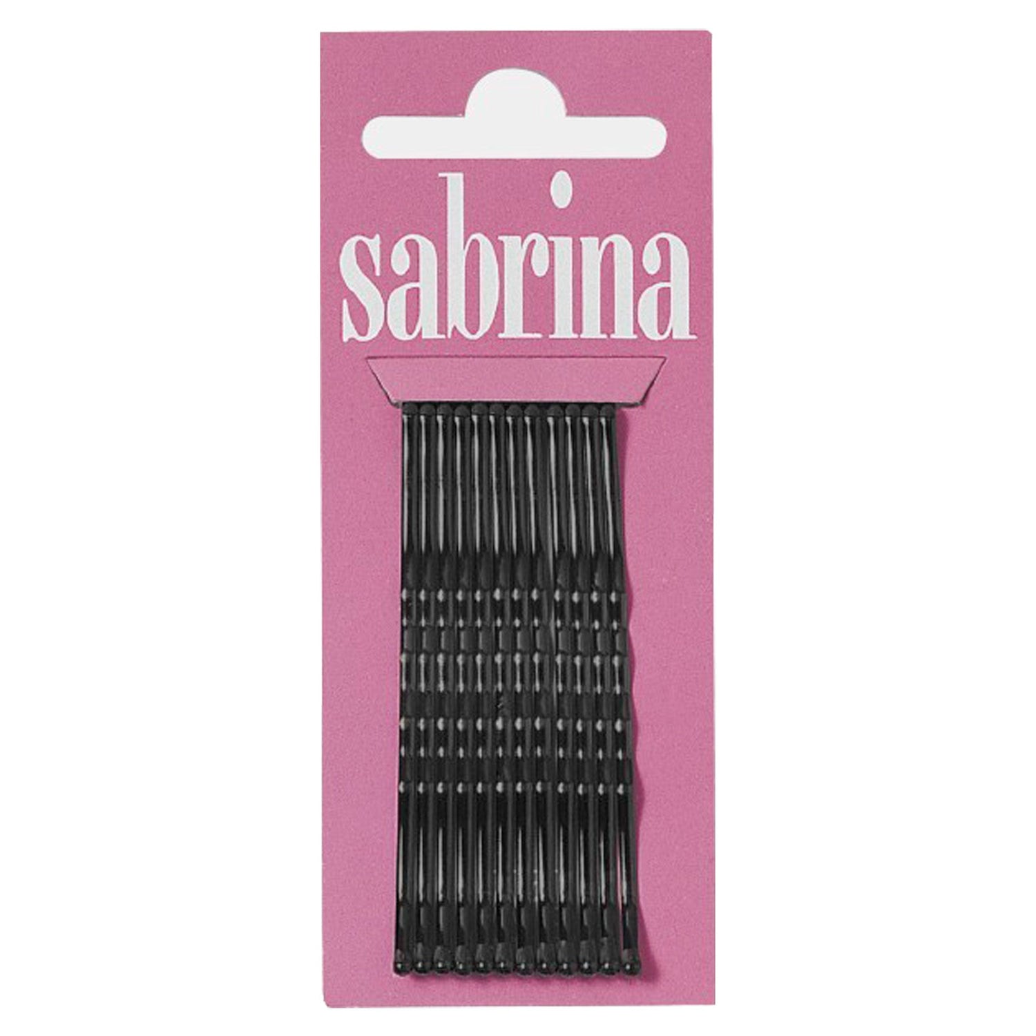 Molletta Sabrina lunga nera display 12 pz
