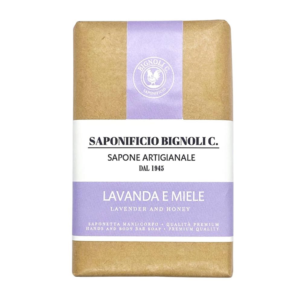 Saponetta Artigianale Lavanda eMiele Saponificio Bignoli 150 g