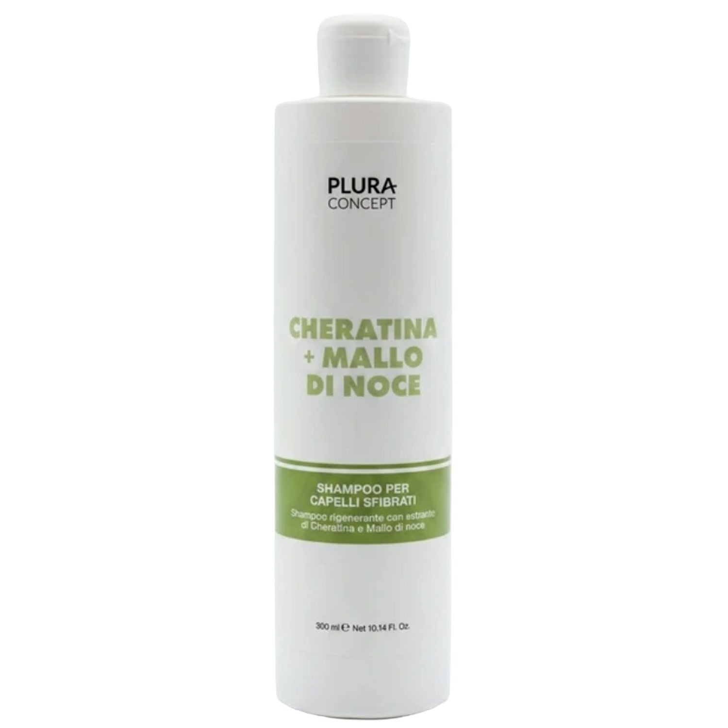 Shampoo capelli Sfibrati Plura Concept Cheratina e Mallo di Noce 300 ml