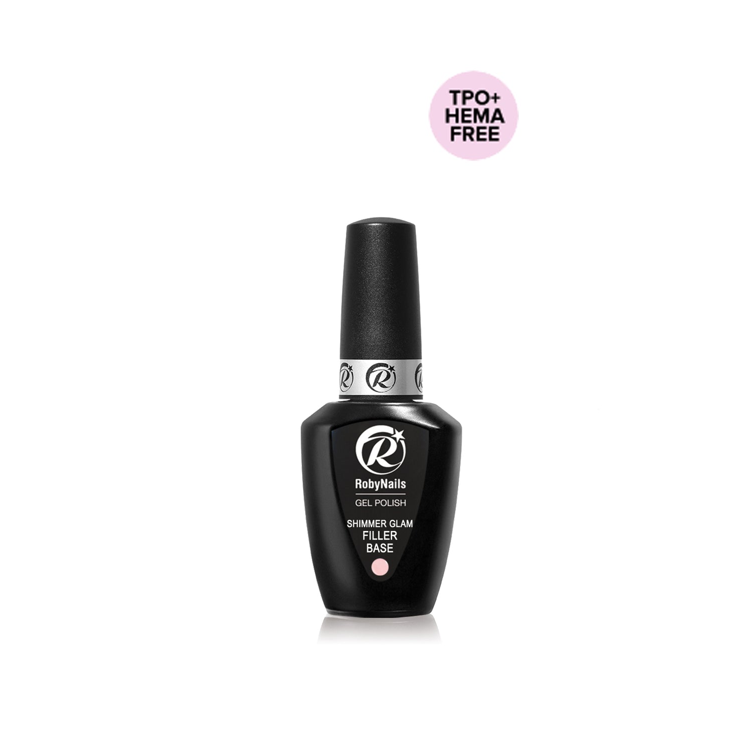 Gel Polish Filler Base Shimmer Glam Roby Nails 8 ml