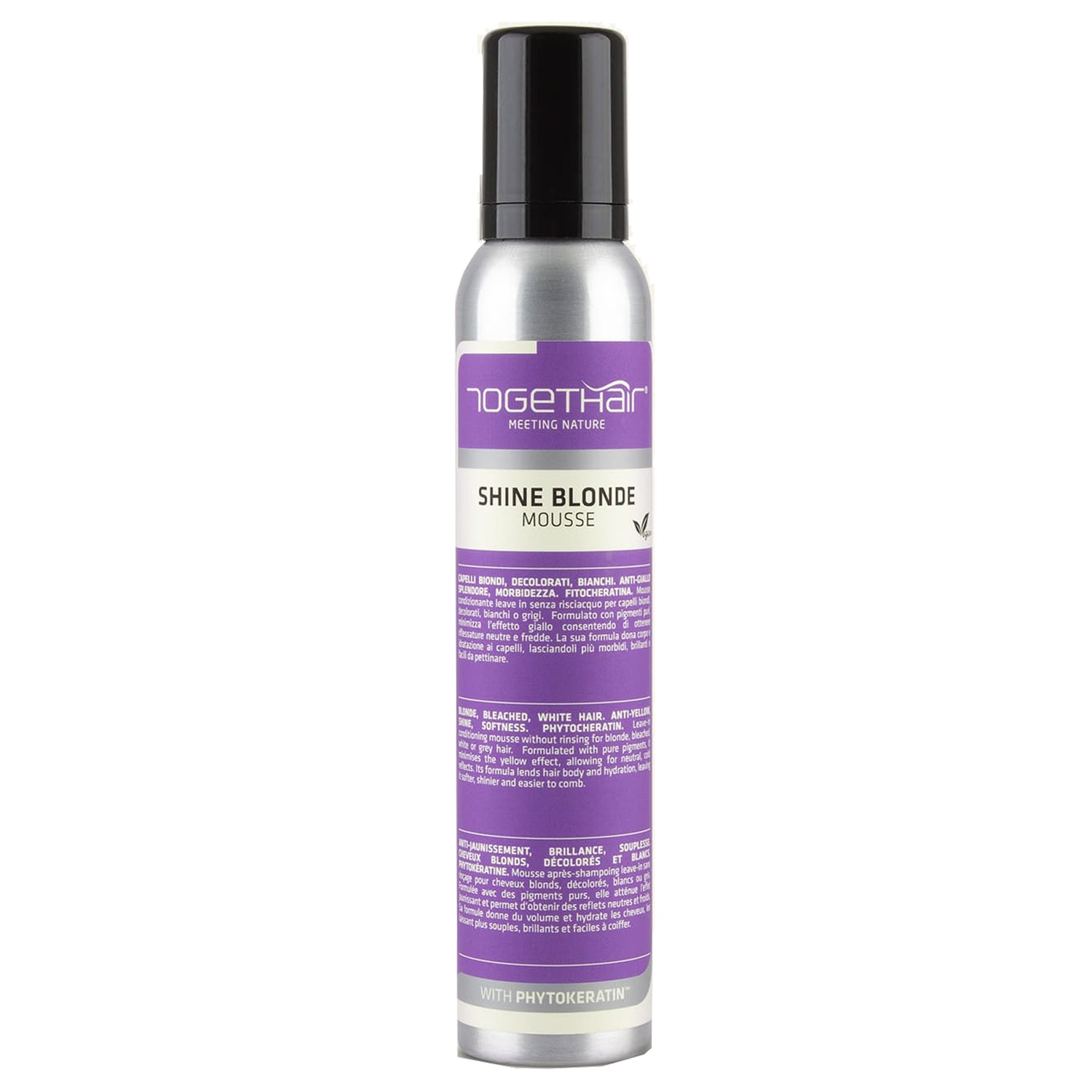 Mousse Antigiallo Shine Blonde Vegan Togethair 200 ml