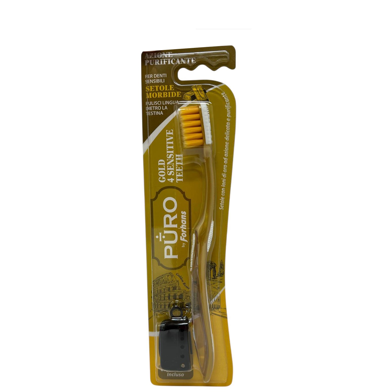 Spazzolino Denti Purificante Gold 4 Sensitive Teeth denti sensibili Puro