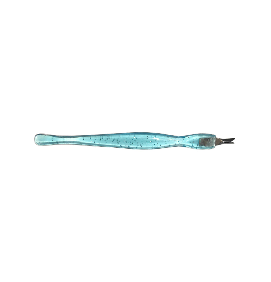 Tagliapellicine manico trasparente azzurro